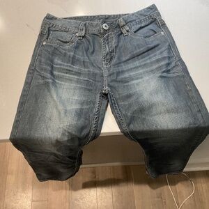 Buffalo David Bitton King Gray Blue Midrise Bootcut Jeans Size 14